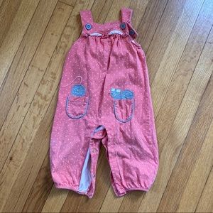 Baby Boden Mouse Dungas/Overalls 12-18